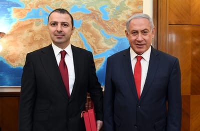 נתניהו נפגש עם ראש הקונגרס הבינלאומי של היהודים ההרריים