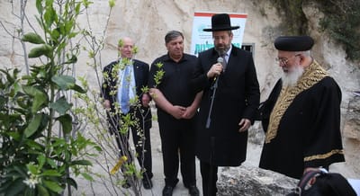 צפו: הרב דוד לאו בברכת האילנות באוניברסיטה