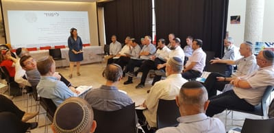 מפגש בין מנהלי חינוך לנציגי יהדות ארה"ב