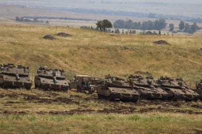 צה"ל מעלה שיריון וארטילריה לרמת הגולן