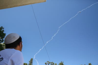 10 ק"מ בשטח ישראל: צפו בפגיעת הפטריוט