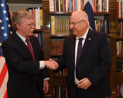 בולטון לנשיא: "אלו זמנים מאתגרים לארה"ב וישראל"