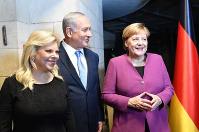 פגישה עם נתניהו וחאן אל אחמר:מרקל נחתה בישראל