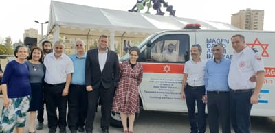 לזכרו של רזיאל שבח הי"ד: נחנך אמבולנס "רק ללידות"