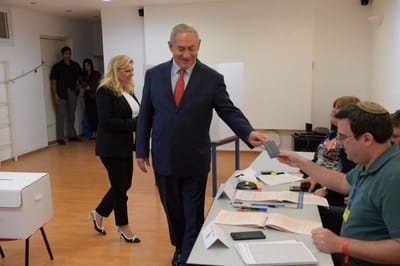 בגלל הדיון על הפסקת האש: נתניהו לא הצביע בבחירות