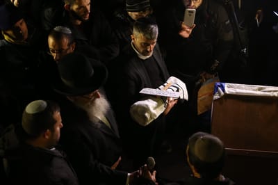 החשבון האלוקי בהלווית עמיעד ישראל איש- רן