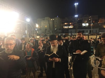 תיעוד מרגש: עצרת התפילה לרפואת נתנאל פלבר. צפו
