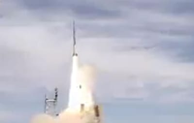 צפו: ניסוי מוצלח במערכת יירוט טילים "שרביט קסמים"