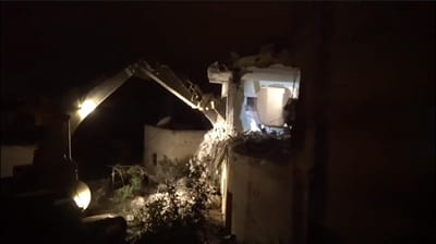 תיעוד: הריסת בית המחבל שרצח את עמיעד איש-רן