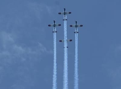 מטס הצדעה מיוחד לתושבי הדרום ביום העצמאות