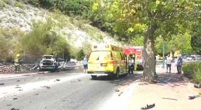 חיסול בנשר: גבר נהרג כתוצאה מפיצוץ ברכבו