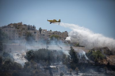 גל שריפות ענק: תושבי שבי שומרון פונו מבתיהם