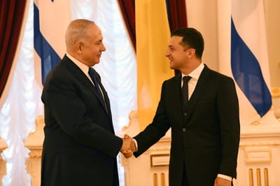 נתניהו לנשיא אוקראינה: "נפעל להסכם סחר חופשי"