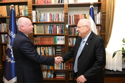 רגע לפני ההתייעצויות: ריבלין נפגש עם גרינבלט