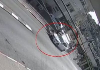 תיעוד קשה: דורס, מעיף הולך רגל לגובה ונמלט