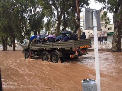 ההצפות בצפון: כוחות צה"ל סייעו בחילוץ לכודים