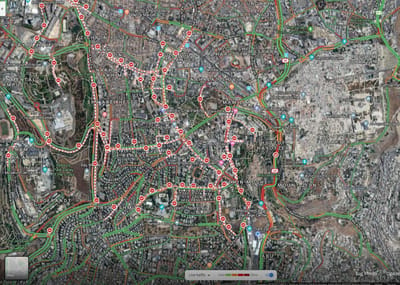 גוגל מציגה: אלו כל הכבישים שנסגרים בירושלים