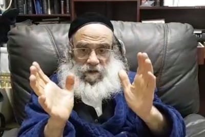 צפו: ראש ישיבת המקובלים מגלה: כך תינצלו מהקורונה