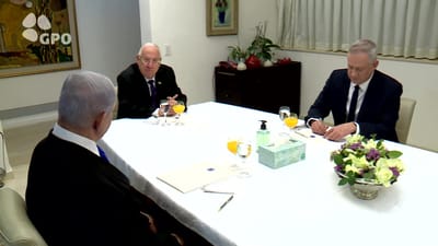 נתניהו וגנץ שוחחו על הקמת ממשלת חירום
