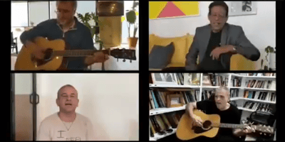 צפו: מגל ושות' בניגון בזום והפעם עם שחקן חיזוק