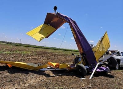 שי בן יצחק נהרג בהתרסקות מטוס, בנו נפצע קל