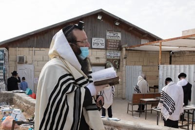 בית כנסת בשטח בביתר עילית