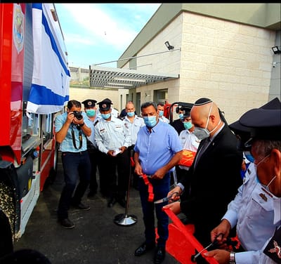 תחנת כיבוי אש חדשה נחנכה בשדרות