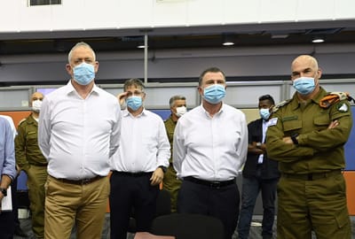 גנץ ואדלשטיין: "צריך שיתוף פעולה כדי לנצח את הנגיף"