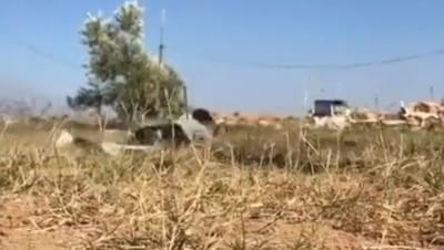 צפו: צה"ל יורה, המחבלים נמלטים בזחילה