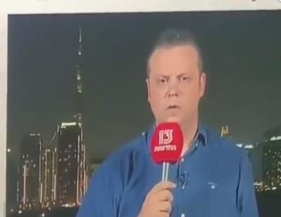כתב חדשות 13 התמוטט בשידור חי. צפו