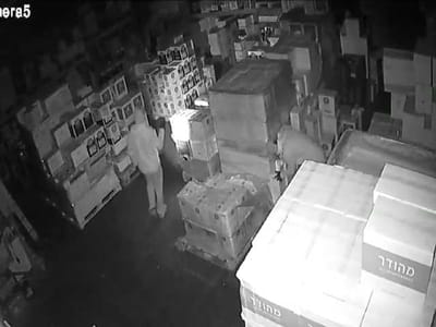 2 בדואים גונבים אלכוהול בשווי 400,000 ש"ח. צפו