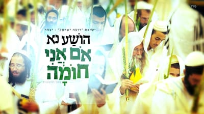 האזינו: ביצוע מחודש להושענא 'אם אני חומה'