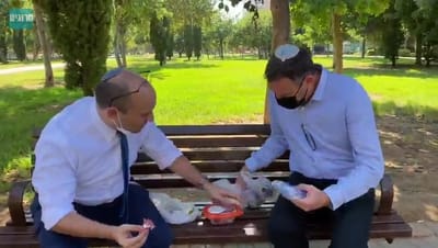 כשבנט וכהנא התיישבו על ארוחת פועלים. צפו