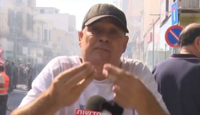 צפו: המרואיין פרץ בבכי באמצע שידור