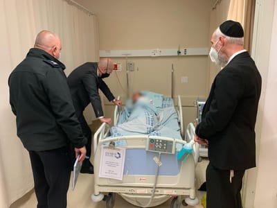 חרדי מאושפז במצב בינוני בעקבות מחדל של המשטרה