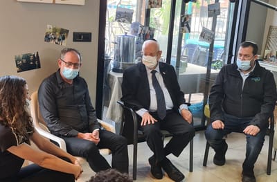 הנשיא בבית משפחת הורגן: "העם בישראל מתפעל מכם"