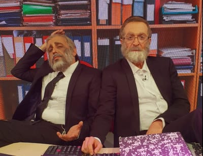 משה גפני מקבל חיקוי ראשון ב"ארץ נהדרת"
