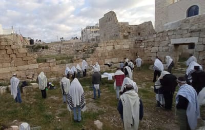 ברכת כהנים בעיר הכוהנים הקדומה