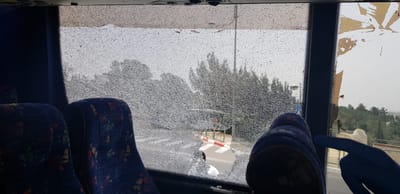 הטרור והמתקפות ממשיכים: אוטובוס הותקף בהר הזיתים