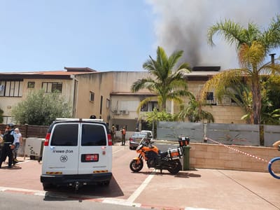 פגיעה ישירה בבית ספר באשקלון: 3 נפגעים בזירה
