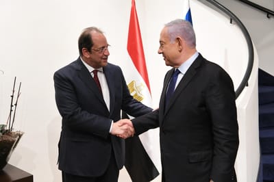 נתניהו נפגש עם ראש המודיעין של מצרים