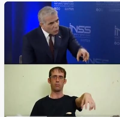 עלה בידיו: נדב נווה ממחיז את הידיים של יאיר לפיד