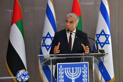 לפיד בדובאי: "פותחים פה מרכז לשיתוף פעולה"