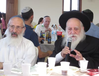 הרב אויערבך זצ"ל ליד הרב אבינר