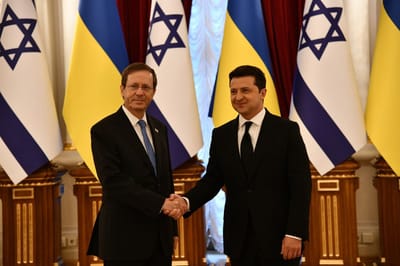 נשיא אוקראינה להרצוג: "זכרון השואה קדוש לנו"