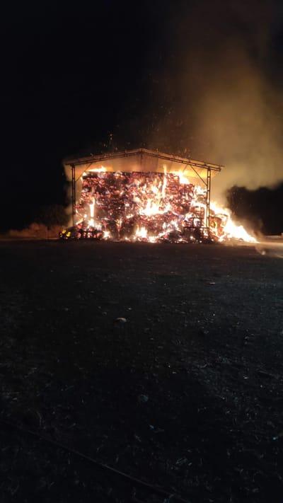 הפשיעה החקלאית: הציתו מבנה בקיבוץ בצפון