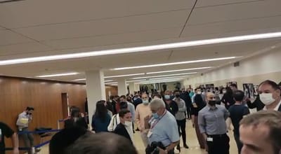 צפו: בעקבות האזעקה מליאת הכנסת מתרוקנת