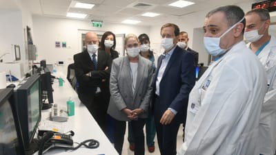 הנשיא הרצוג בביקור בבתי חולים בצפון: "לאן הגענו?"