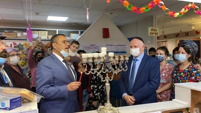 טקס הדלקת נרות מרגש במחלקת הילדים בהדסה