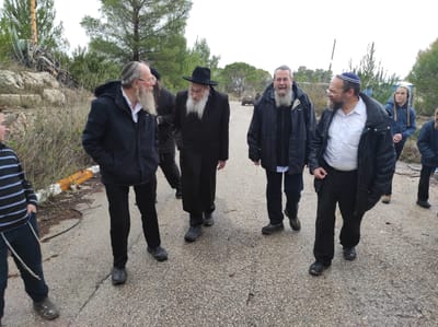 הרב טאו הגיע לחומש; "באנו לחזק ולהתחזק"